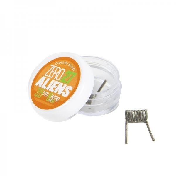 Coils Alien Clapton 0.27Ω Ni80 (2pcs) - Coils by Scott
