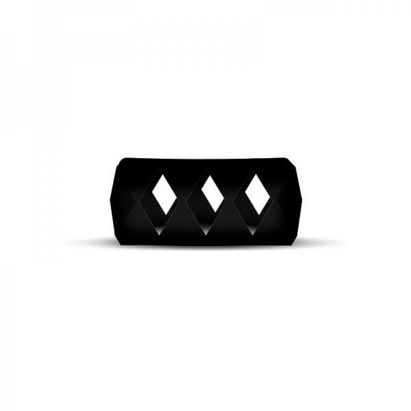 Vape Band Noir Bubble Losange 24 à 28mm